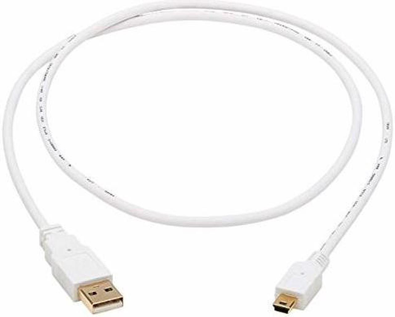 Alt view image 2 of 9 - Tripp Lite U030AB-003-WH 3 ft. White Safe-IT USB-A to USB Mini-B Antibacterial Cable (M/M), USB 2.0, White, 3-ft. (0.91 m)