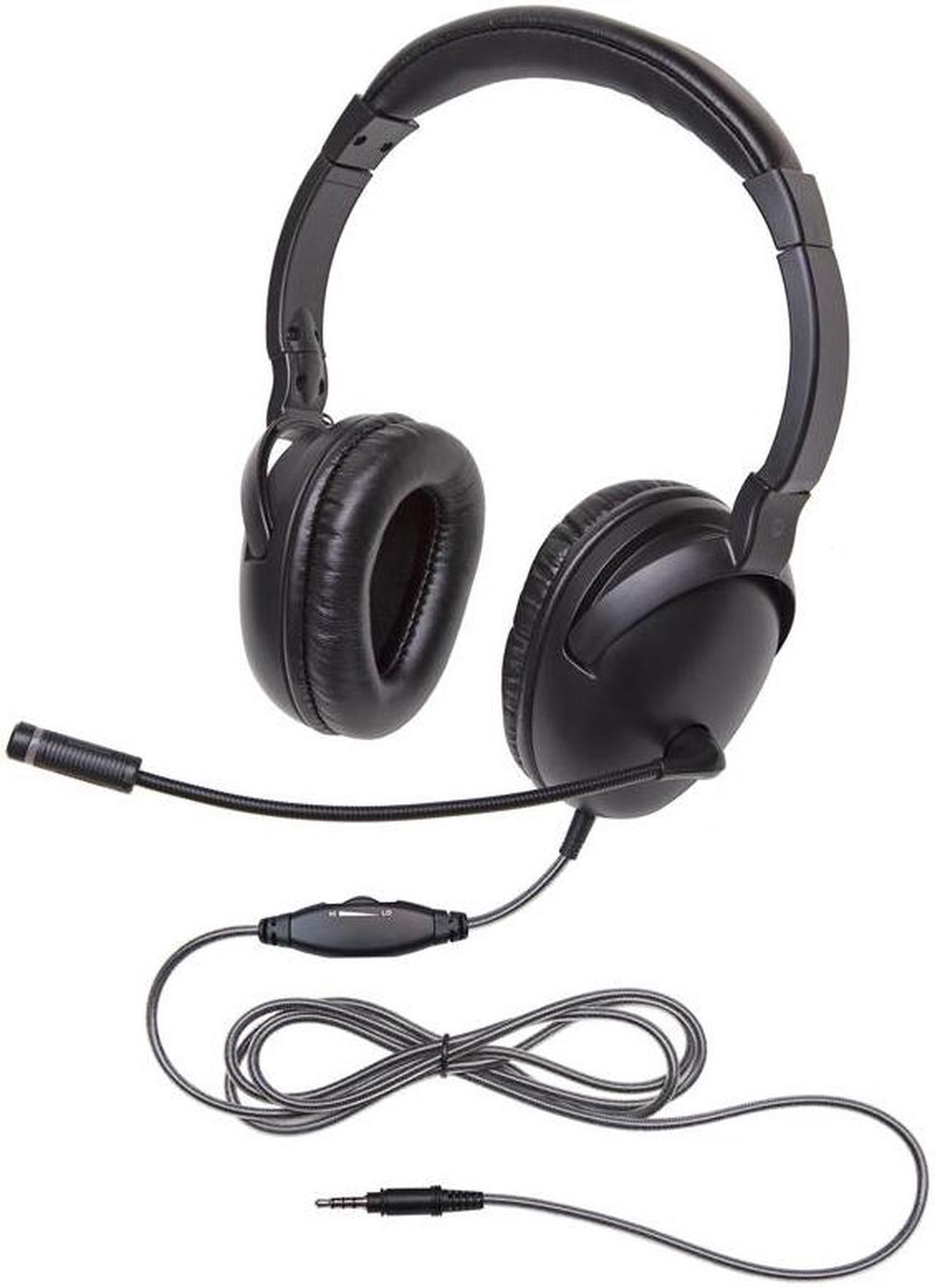 Alt view image 2 of 6 - Califone 1017MT USB NeoTech Plus Headset With Calituff Braided Cord And Volume Control