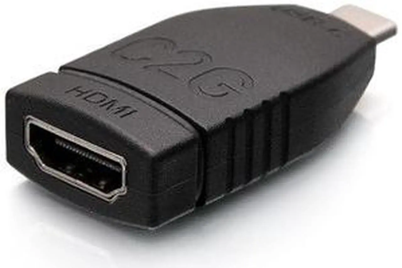 Alt view image 6 of 10 - C2G 4K USB C to HDMI Adapter - 1 x HDMI Female Digital Audio/Video - 1 x Type C Male USB - 3840 x 2160 Supported