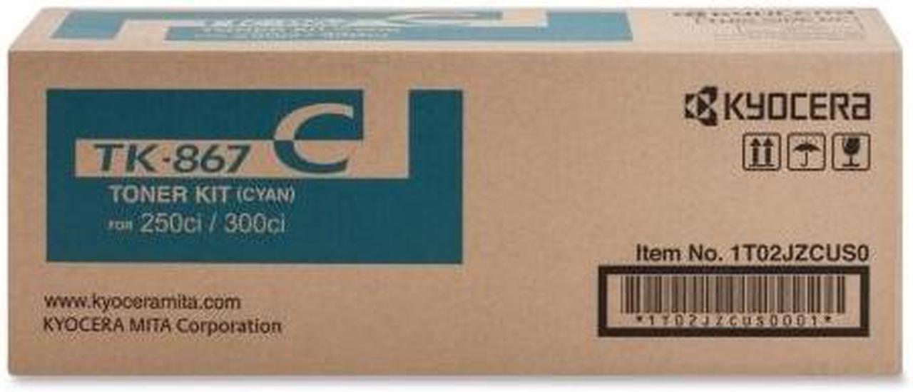 Alt view image 8 of 13 - Kyocera Copystar TK867C Toner Cartridge Cyan