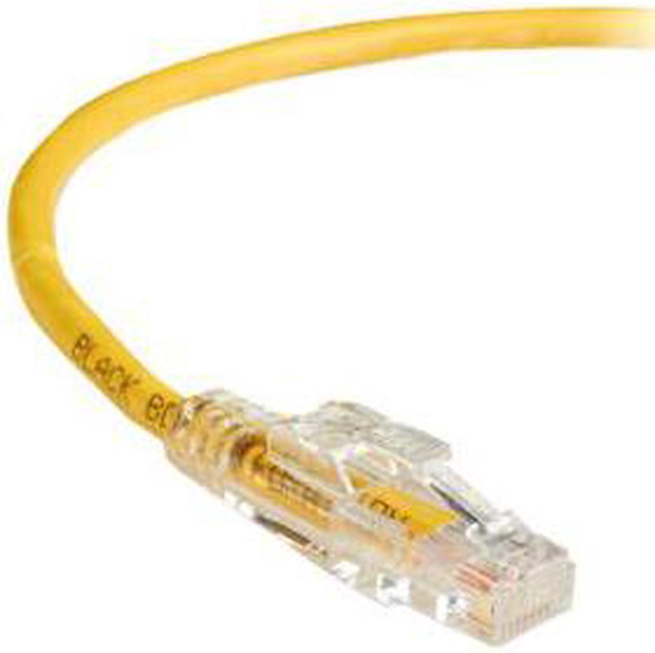 Alt view image 2 of 9 - Black Box GigaTrue 3 CAT6 550-MHz Lockable Patch Cable (UTP), Yellow, 5-ft. (1.5-m)