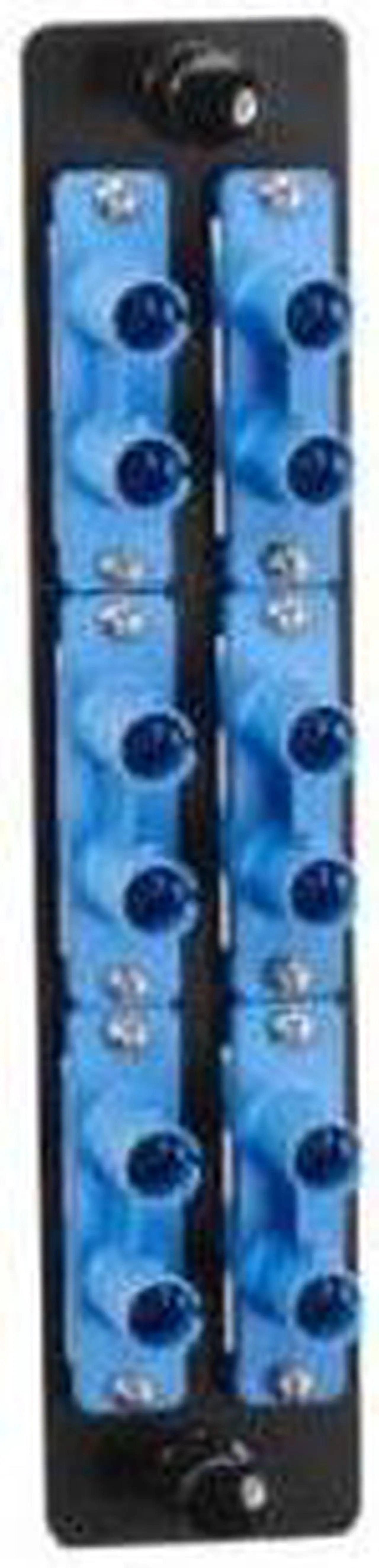 Alt view image 5 of 7 - Black Box High-Density Adapter Panel, Ceramic Sleeves, (6) ST Duplex Pairs, Blue - 6 x ST Duplex - 6 Port(s) - 6 x RJ-11 - 6 x Duplex