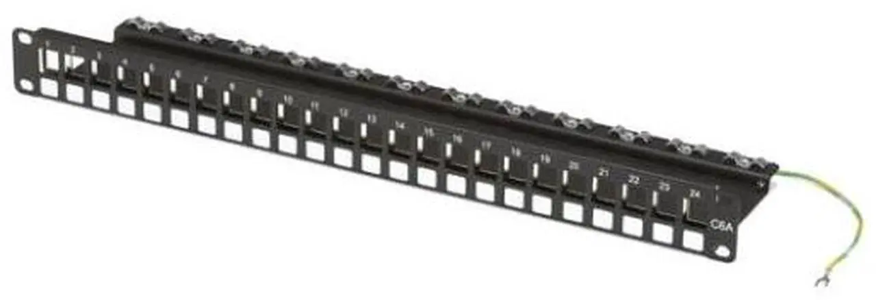 Alt view image 4 of 9 - PATCH PANEL - CAT6A, 1U, 24-PORT, GSA, TAA, 45 DAY STANDARD RETURN POLICY