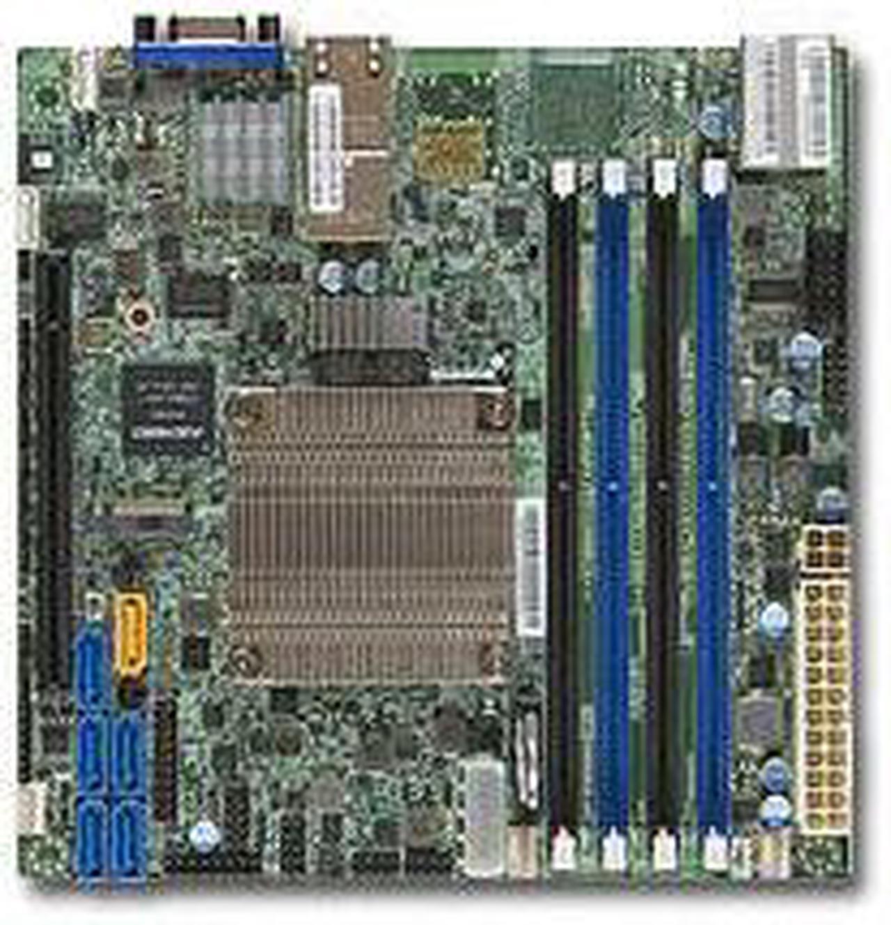 Main image of Supermicro X10SDV-4C-TLN2F-O Intel Xeon D-1520/ DDR4/ SATA3&USB3.0/ V&2GbE/ Mini-ITX Motherboard & C