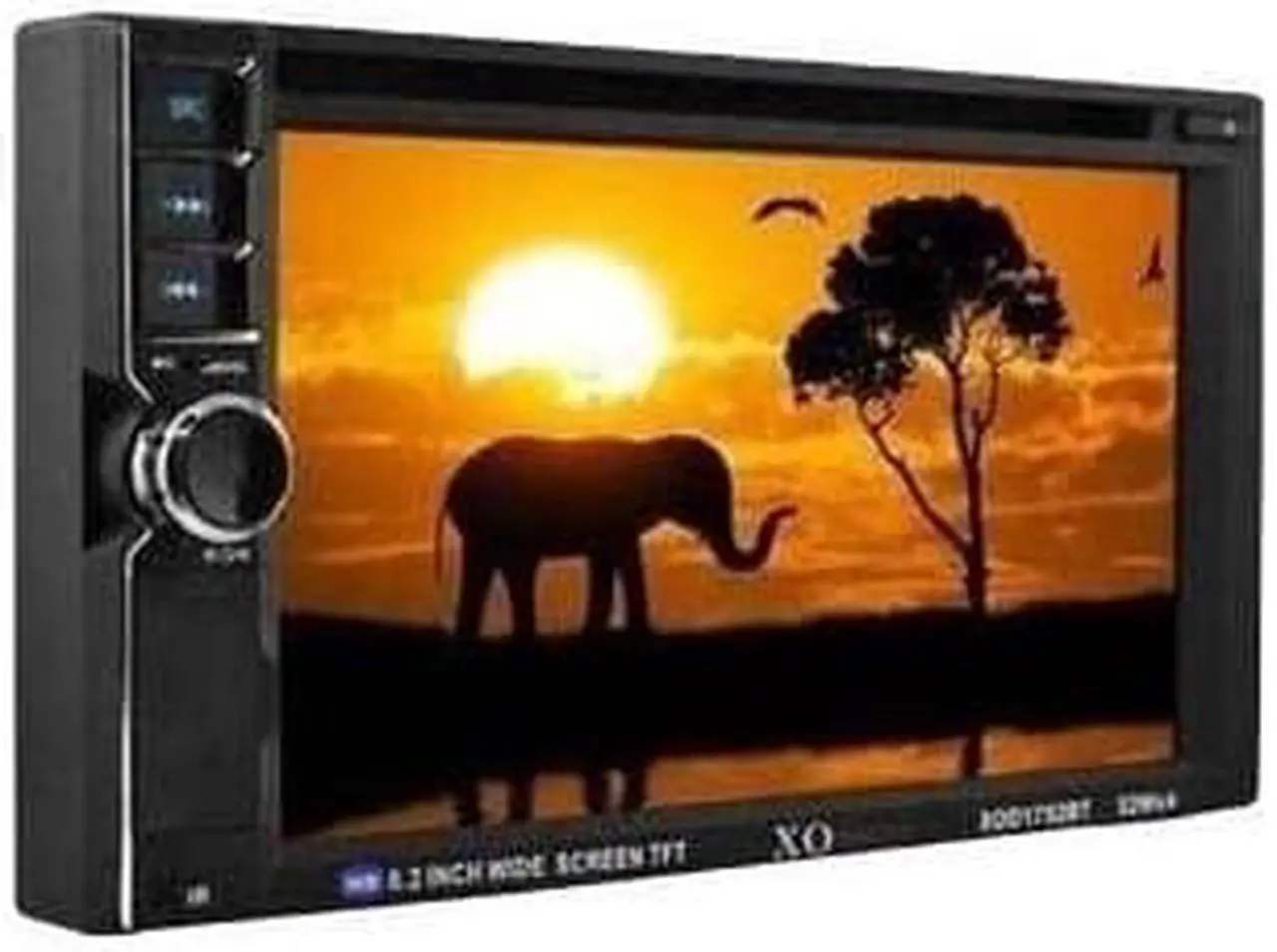 Alt view image 5 of 5 - XOVision XOD1752BT Car DVD Player - 6.2" Touchscreen LCD - Double DIN - 4 - DVD Video, DivX, Video CD - AM, FM - miniSD Card - Bluetooth - USB - Auxiliary Input - 800 x 480 - In-dash