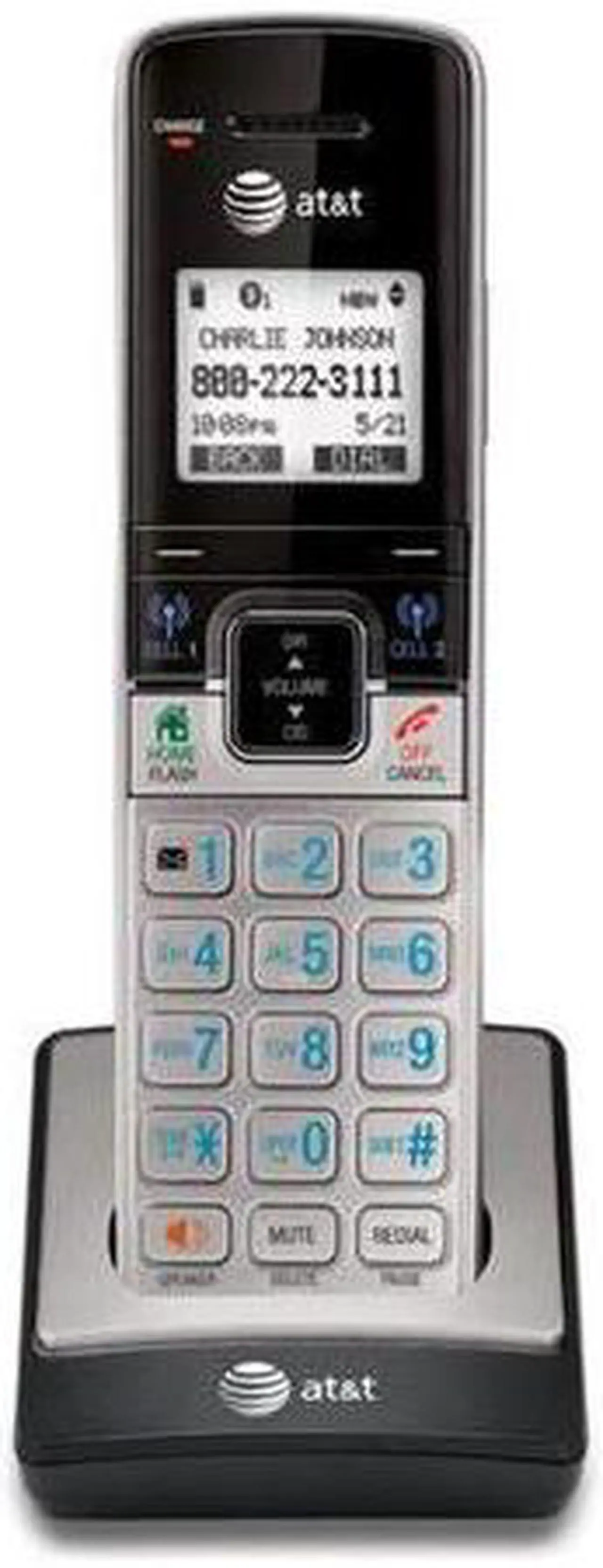 Alt view image 5 of 10 - AT&T TL90073 Extra Handset / Charger