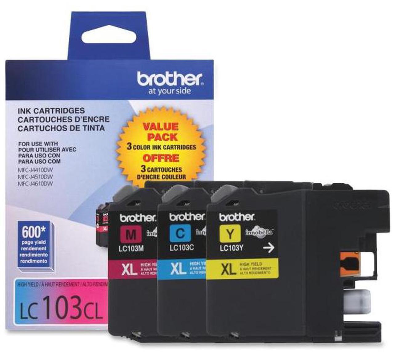Main image of Brother LC1033PKS High Yield Innobella Ink Cartridge - Combo Pack - Cyan/Magenta/Yellow