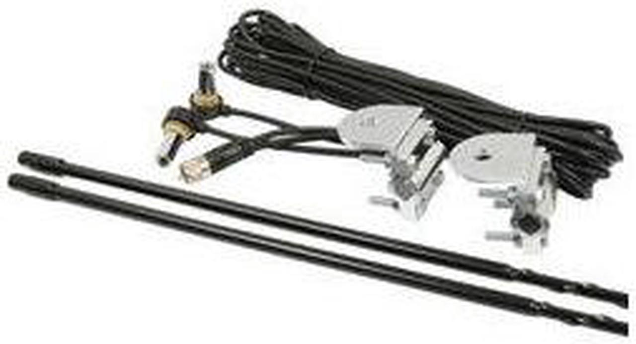 Main image of ROADPRO R RPPS-24KB 4FT DUAL ANTENNA KIT  BLACK
