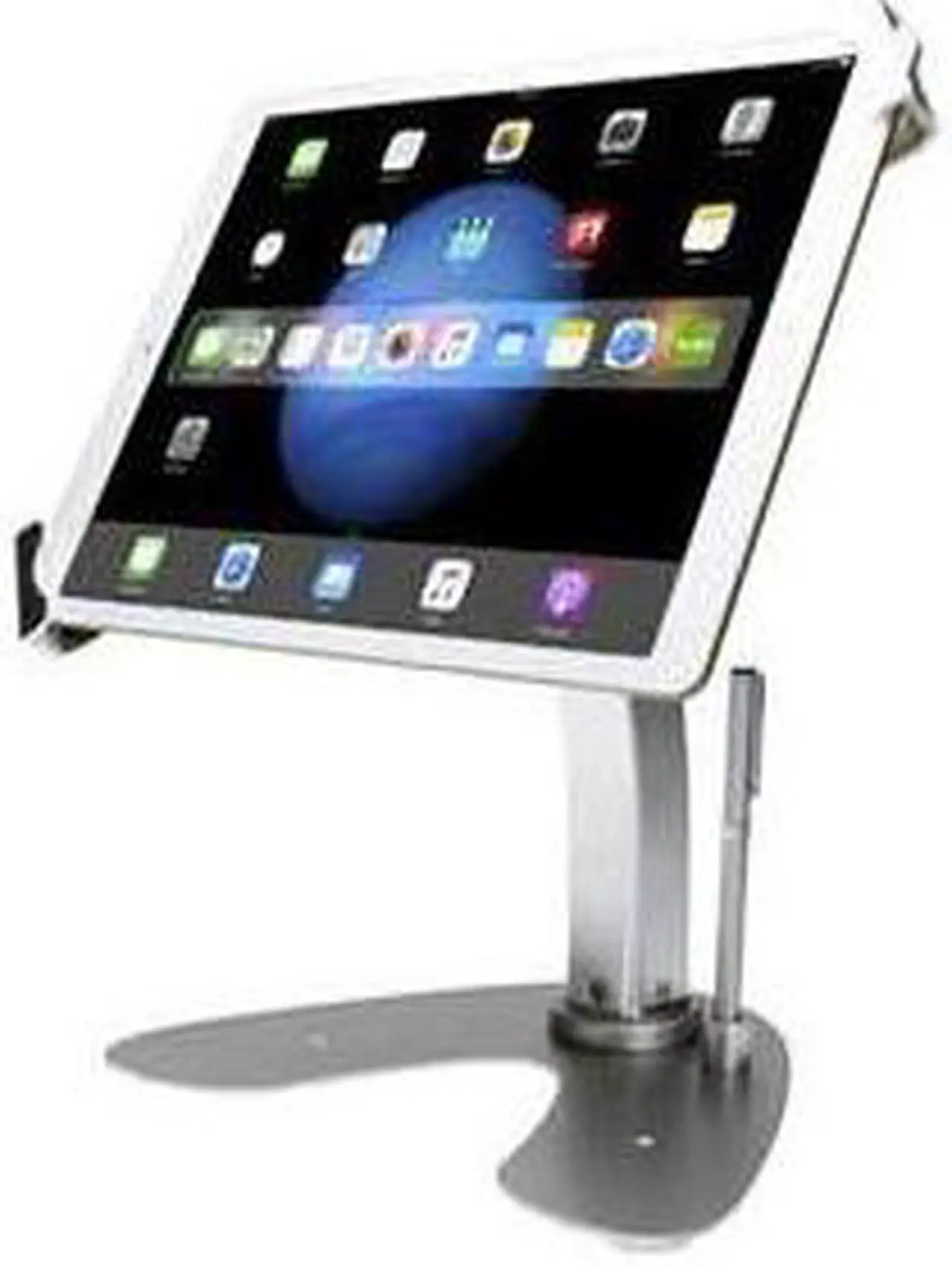 Alt view image 5 of 20 - Cta Digital Universal Dual Security Kiosk With Locking Holder And Anti-Theft Cable For 7-13 Inch Tablets