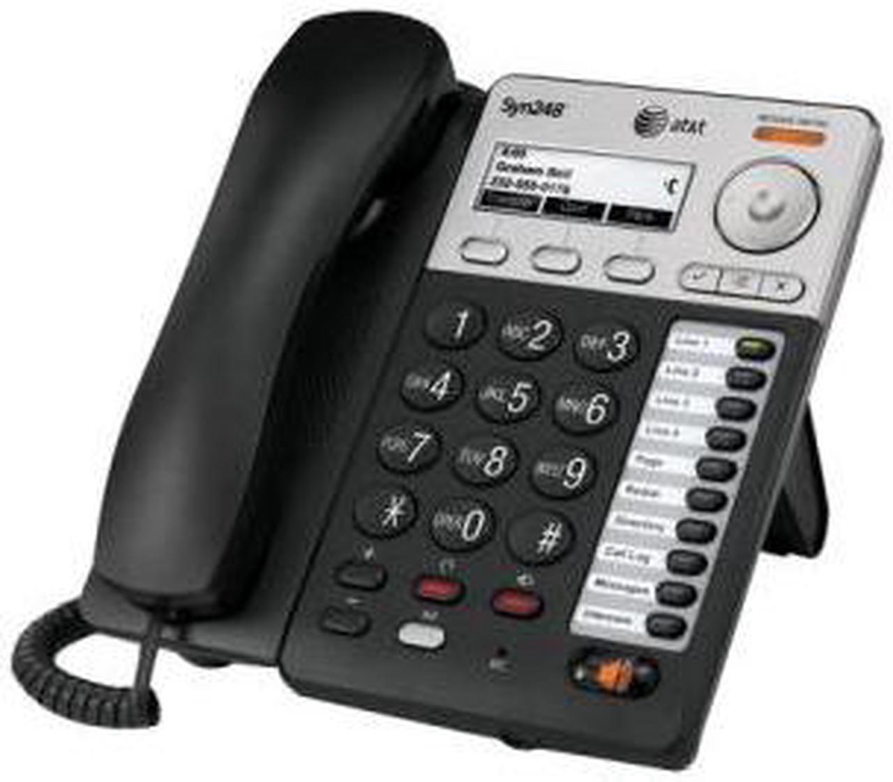 Alt view image 5 of 7 - AT&T - SB35025 - Syn248 SB35025 Corded Deskset Phone System, For Use with SB35010 Analog Gateway