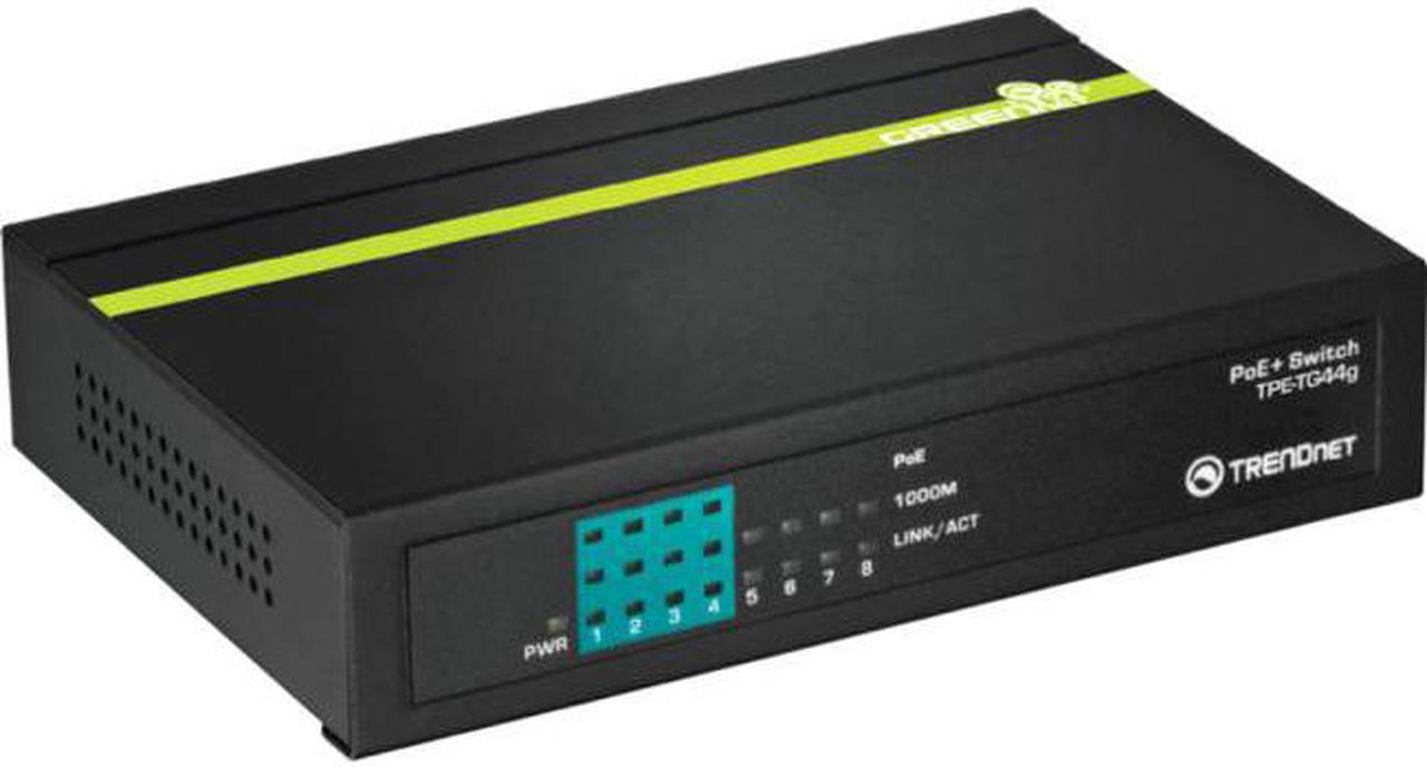 TRENDNET - BUSINESS CLASS TPE-TG44G 8PORT GIGABIT GREENNET POE PLUS