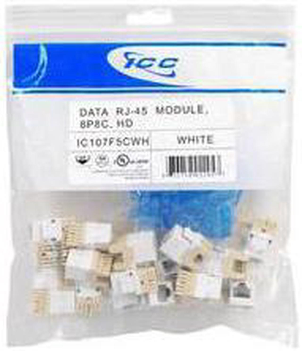 Alt view image 5 of 5 - ICC Cat 5e 3/4 in. Nonmetallic Module Jack