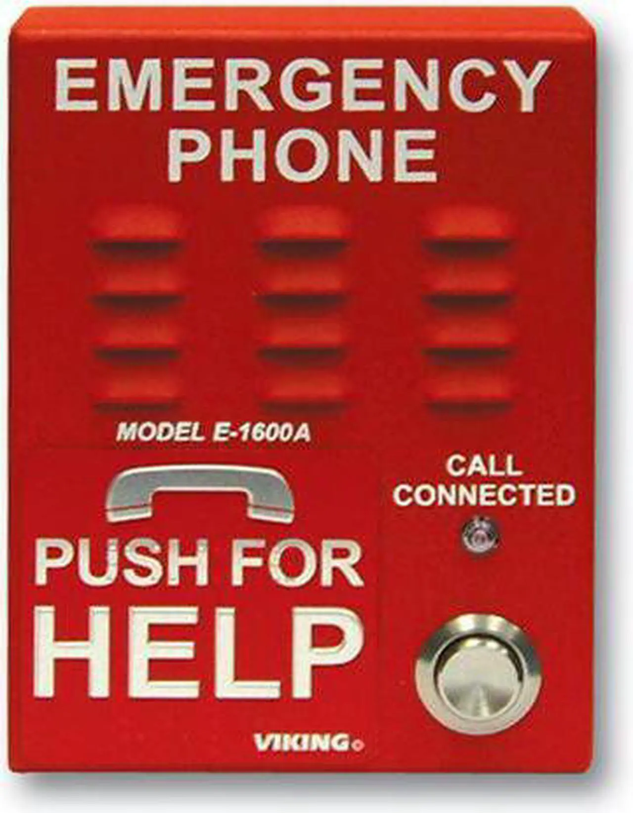 Alt view image 4 of 8 - Viking Electronics - E-1600A - Viking Electronics E-1600A Emergency Phone - Red