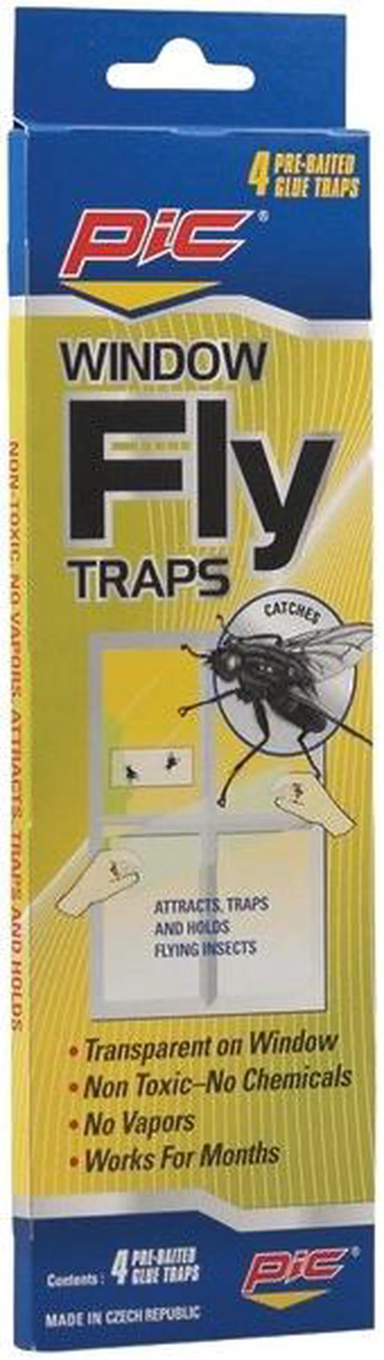 Main image of PIC FTRP Window Fly Traps, 4 pk