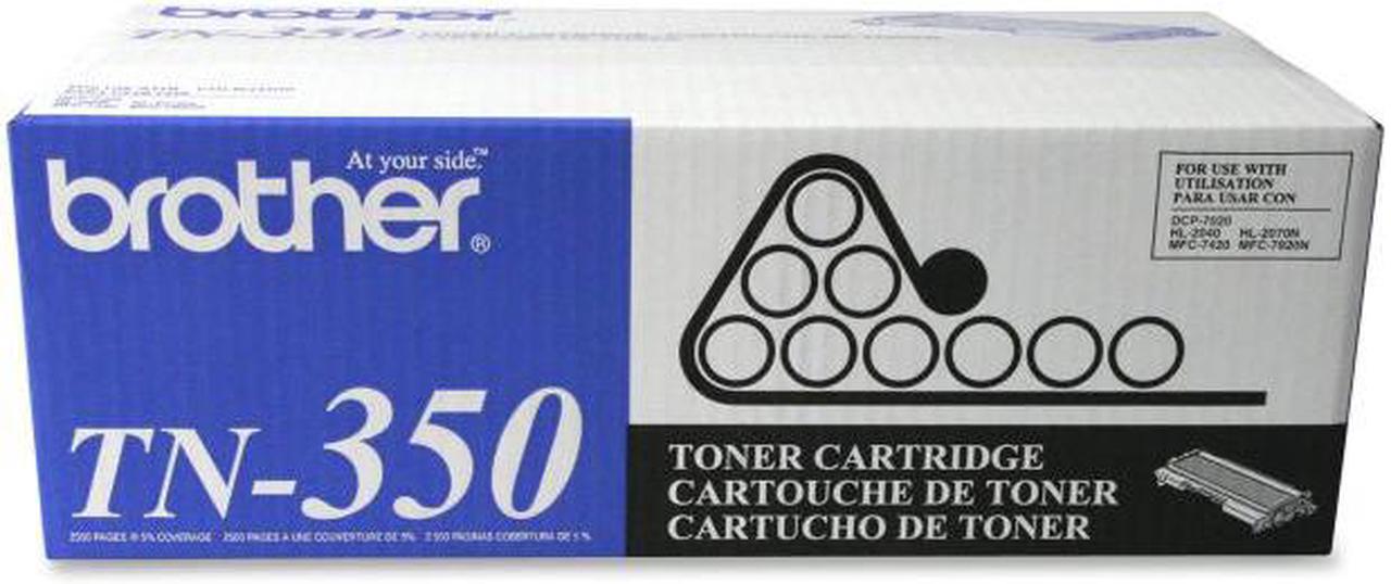 BROTHER INTERNATIONAL CORPORAT TN350 TONER CARTRIDGE -  2500 PAGES AT 5% COVERAGE