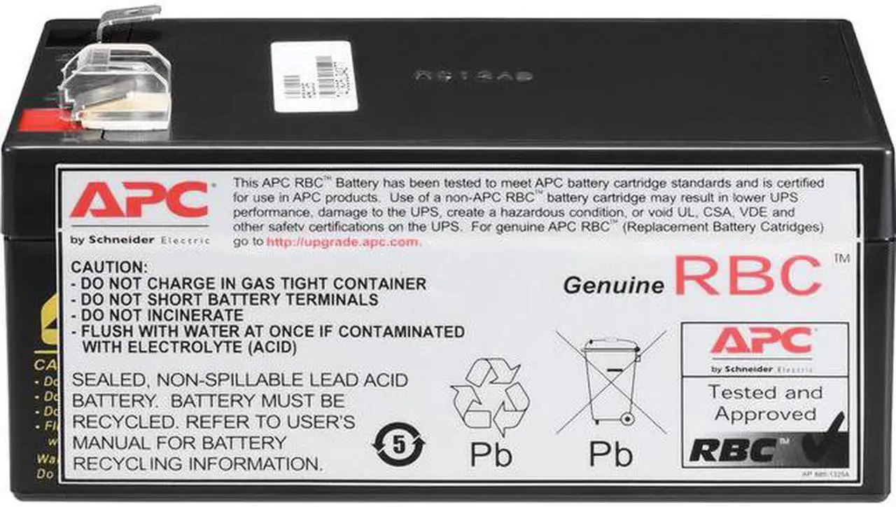 Alt view image 6 of 6 - APC Replacement Battery Cartridge #35