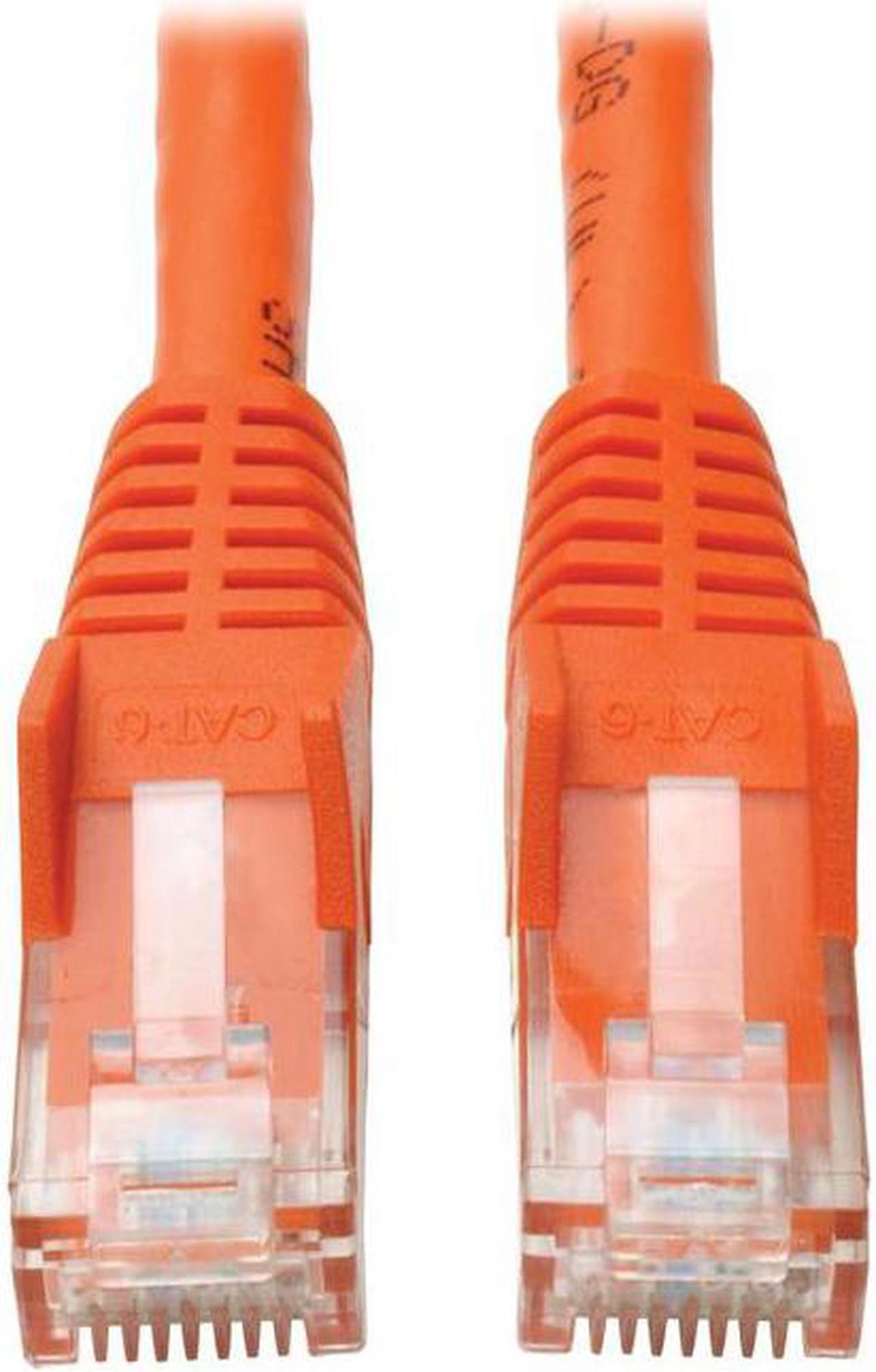Main image of TRIPP LITE N201-035-OR CAT6 GIGABIT SNAGLESS MOLDED PATCH CABLE (RJ45 M/M) - ORANGE, 35-FT.
