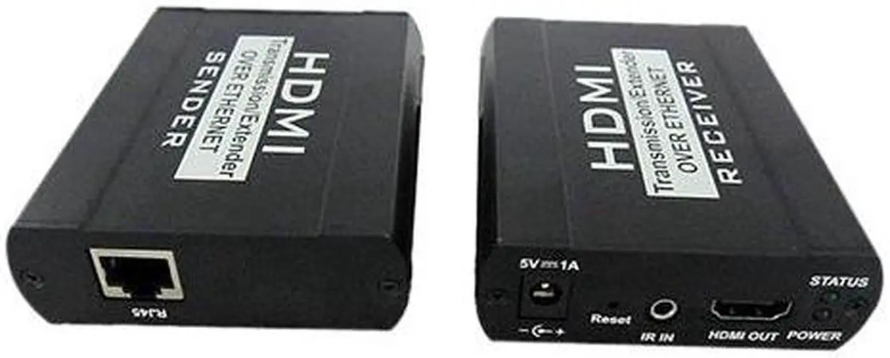 Alt view image 4 of 4 - 4XEM HDMI Over Cat5 RJ45 Extend HDMI Signal up to 100M ( 300 ft)