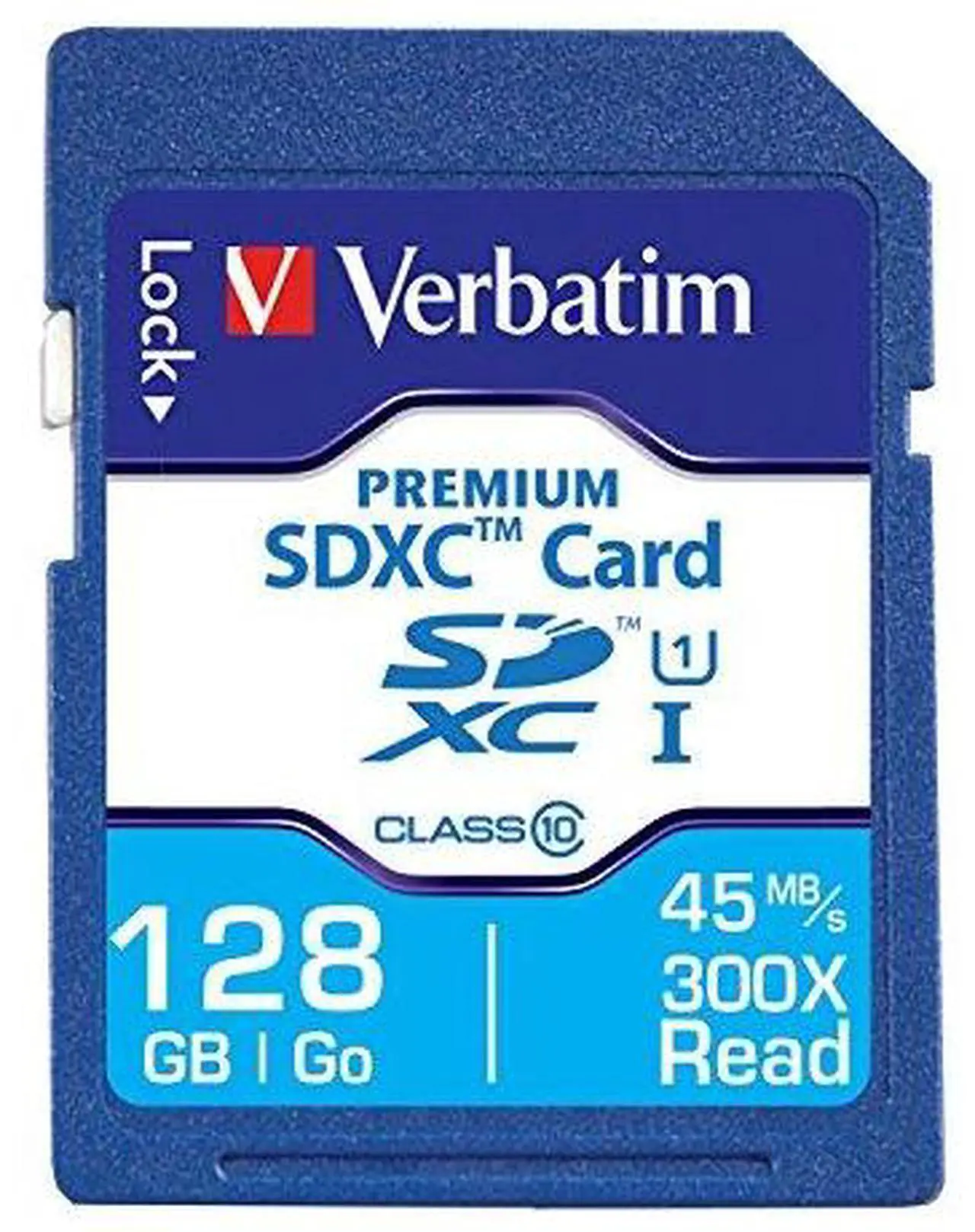 Main image of Verbatim 128GB Premium SDXC UHS-I Class 10 Memory Card