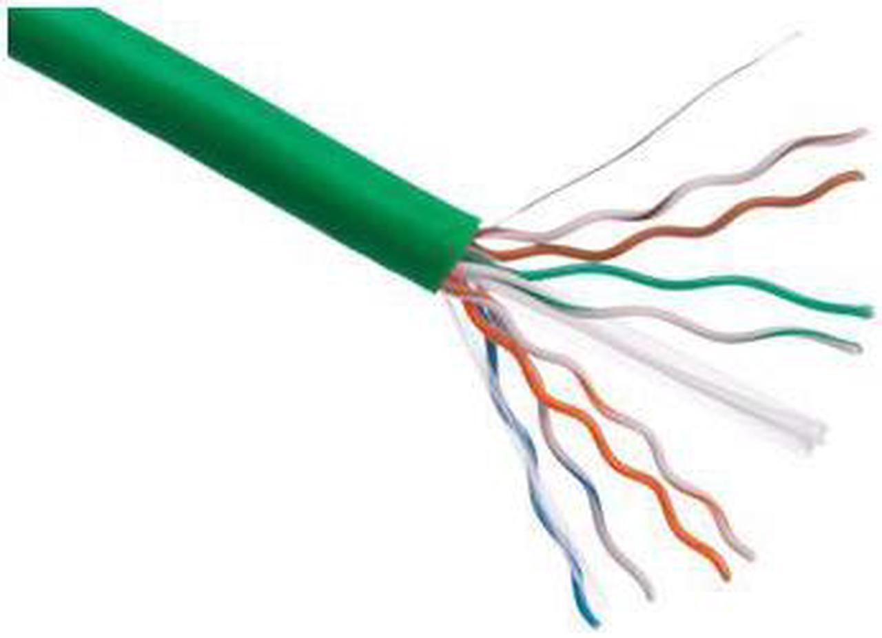Main image of Axiom C6BCS-N1000-AX Cat6 23Awg 4-Pair Solid Conductor 550Mhz Bulk Cable Spool 1000Ft (Green)