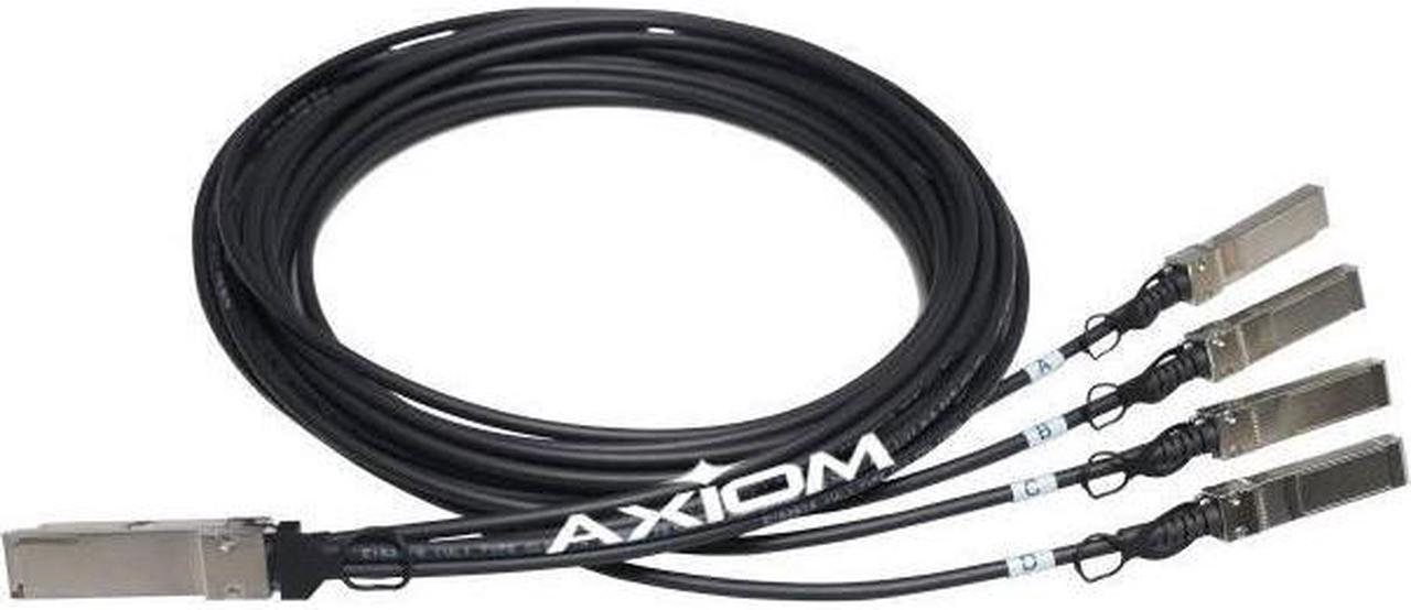 Axiom X2125A-1M-N-AX Direct Attach Cable - Sfp+ To Qsfp+ - 3.3 Ft - Twinaxial - Passive