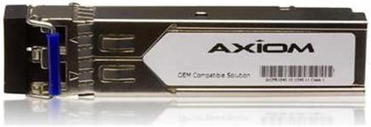 Axiom SFP+ Transceiver Modules are certified 100% compliant in all OEM applications. They are pre-configured with an application specific code to meet the requirement set forth by the router and switch OEMs. Axiom compatible transceivers pe