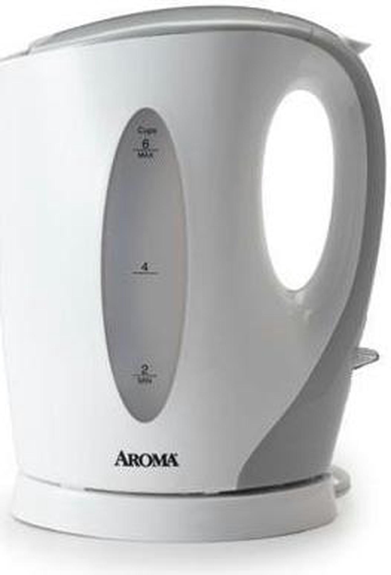Alt view image 3 of 6 - AROMA AWK-105 White 1.7 Liter (7-Cup) Electric Water Kettle
