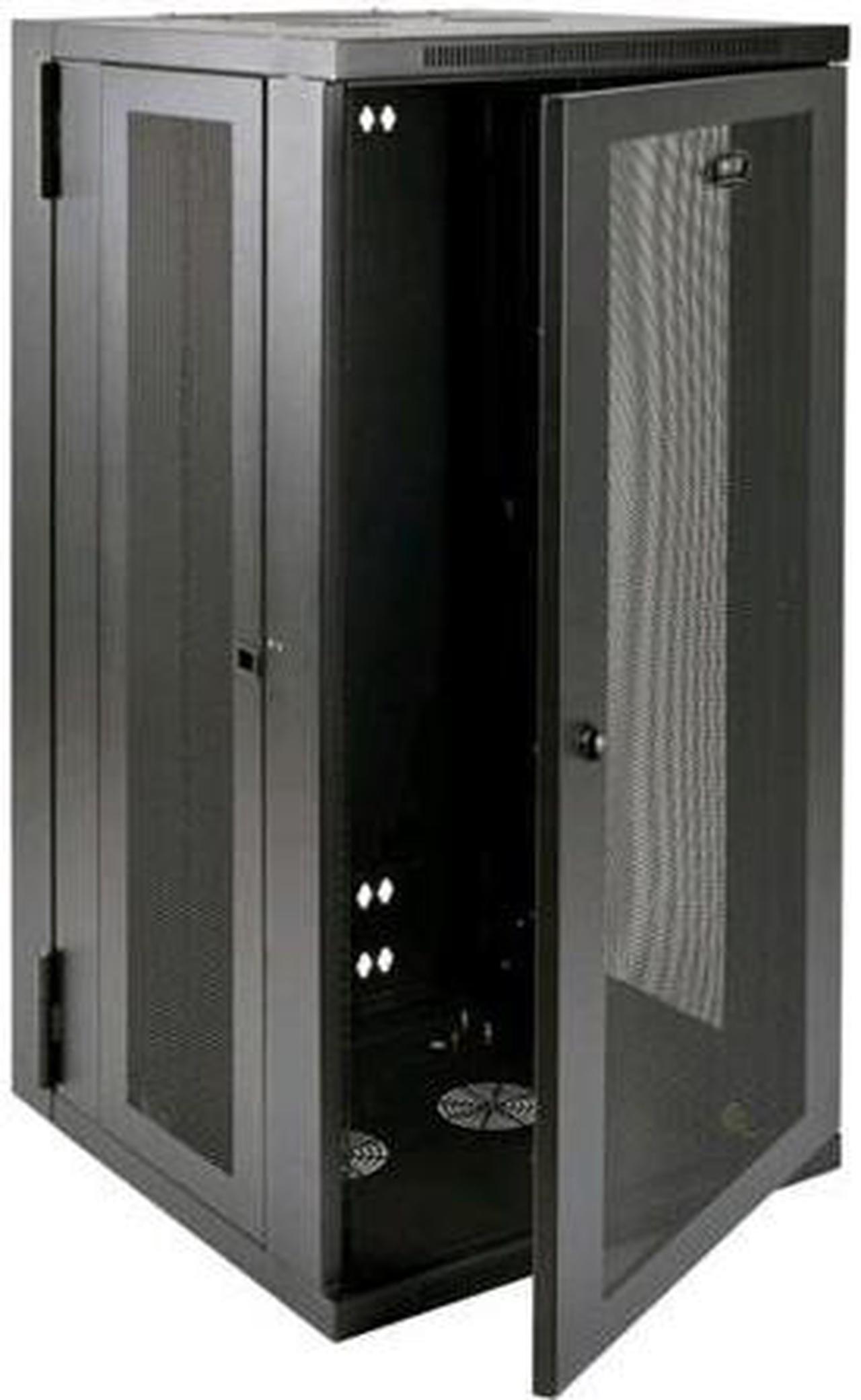 Tripp Lite SmartRack 26U UPS-Depth Wall-Mount Rack Enclosure Cabinet, Hinged Back