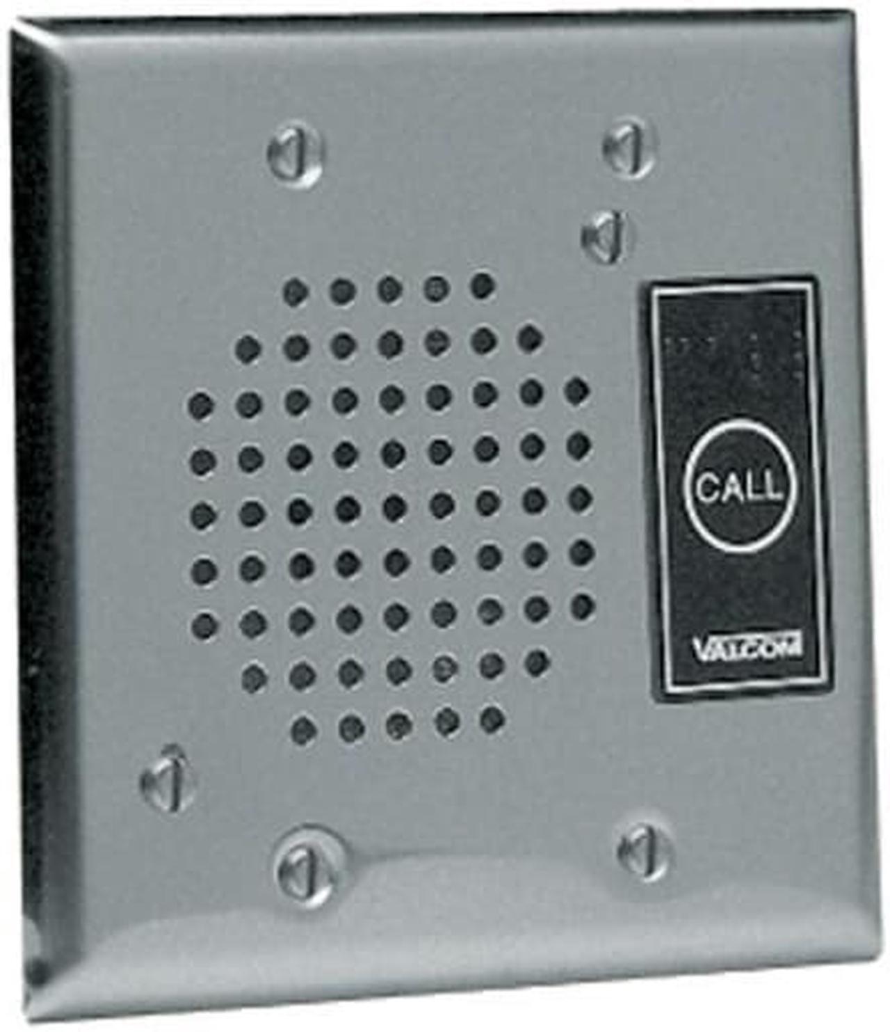 Alt view image 4 of 6 - Valcom V-1072A-ST Talkback Doorplate Speaker - Stnless Stl