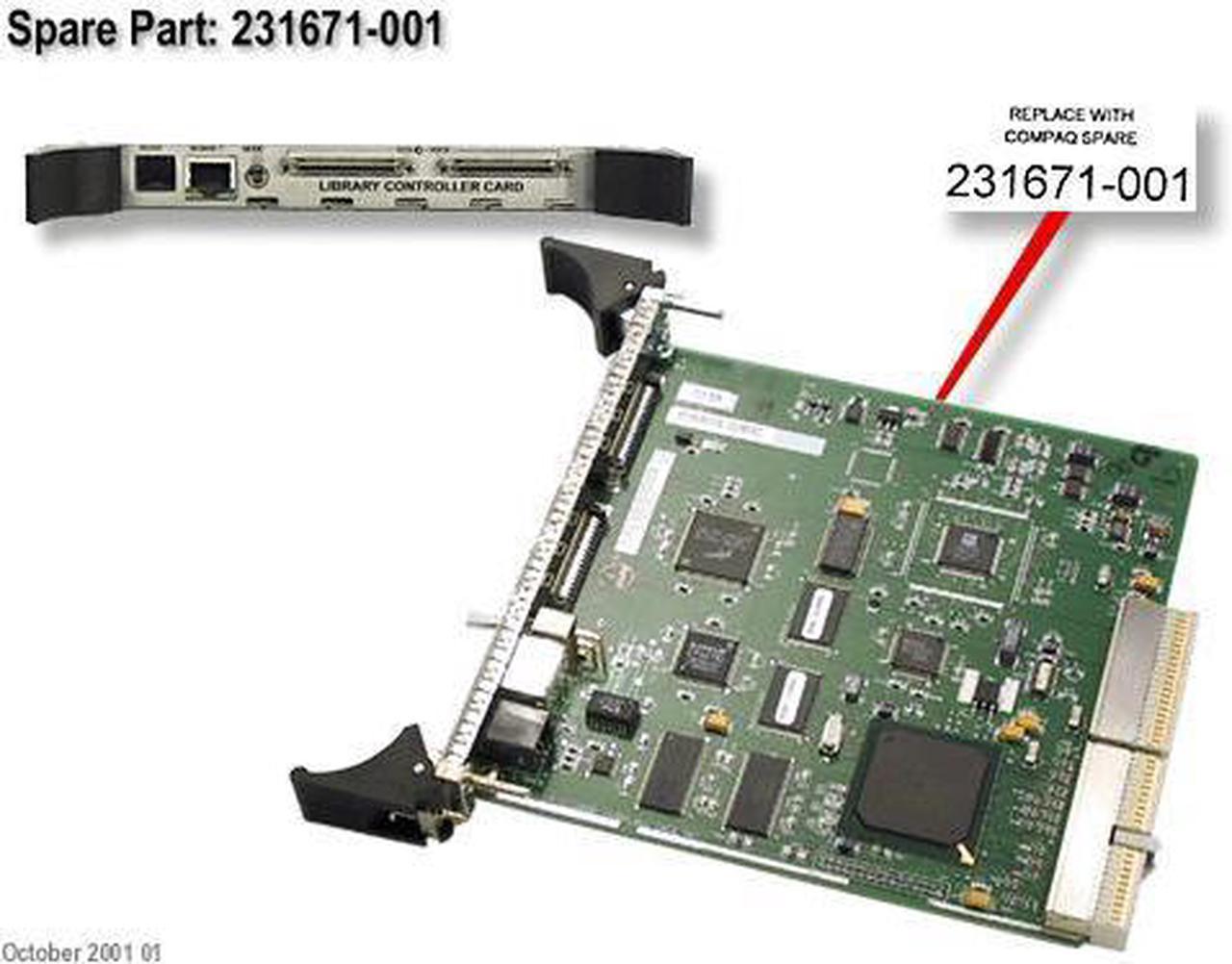 HP 231671-001 Library Controller Pc Board