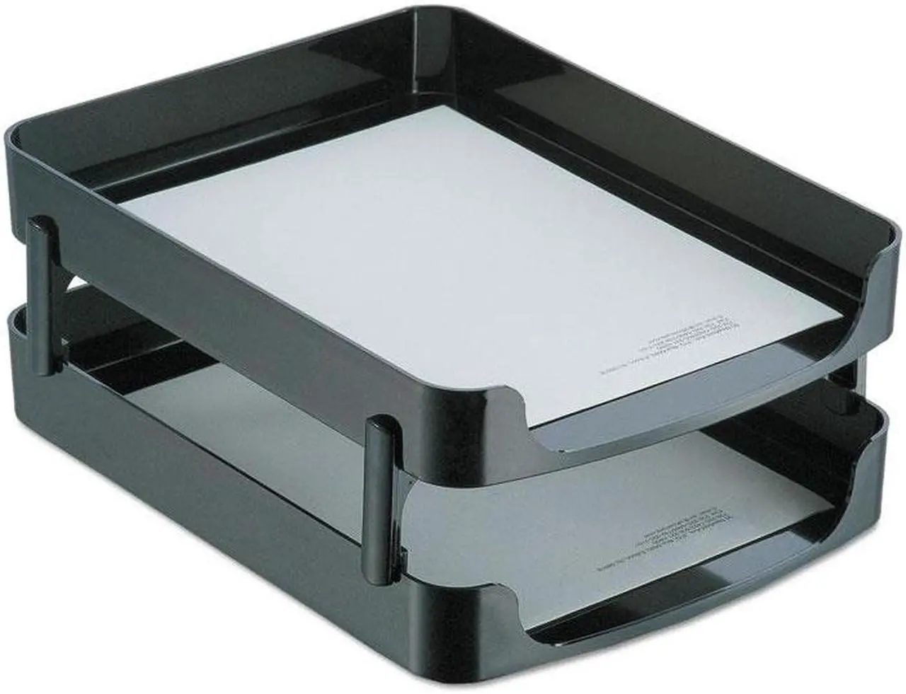 Main image of Officemate Tray,Letter Trays W/Su,Bk 22236