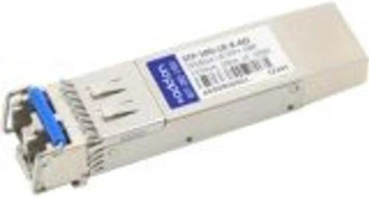 Alt view image 3 of 5 - AddOn Cisco SFP-10G-LR-X Compatible TAA Compliant 10GBase-LR SFP+ Transceiver (SMF 1310nm 10km LC DOM Rugged)