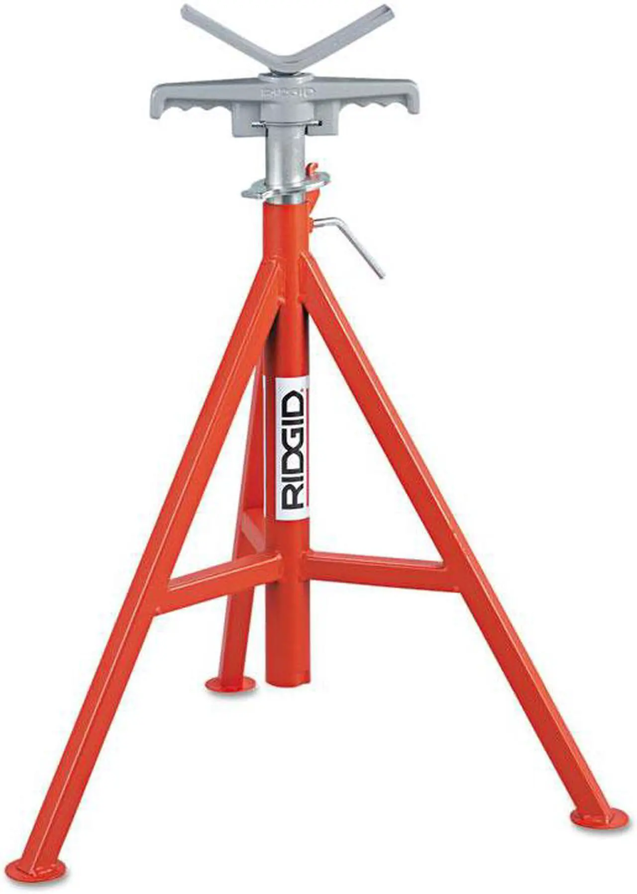 Alt view image 5 of 16 - Ridgid 56662 52 in. V-Head High Pipe Stand