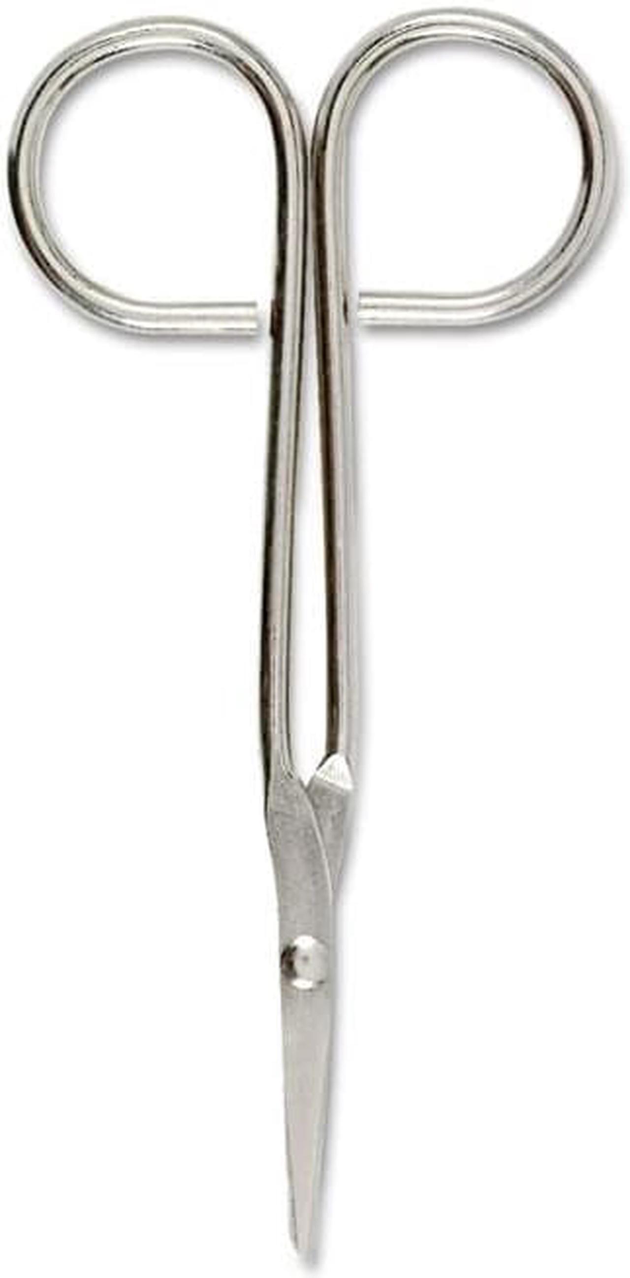 Alt view image 2 of 6 - Nickel Plated Scissors 4-1/2" Silvr