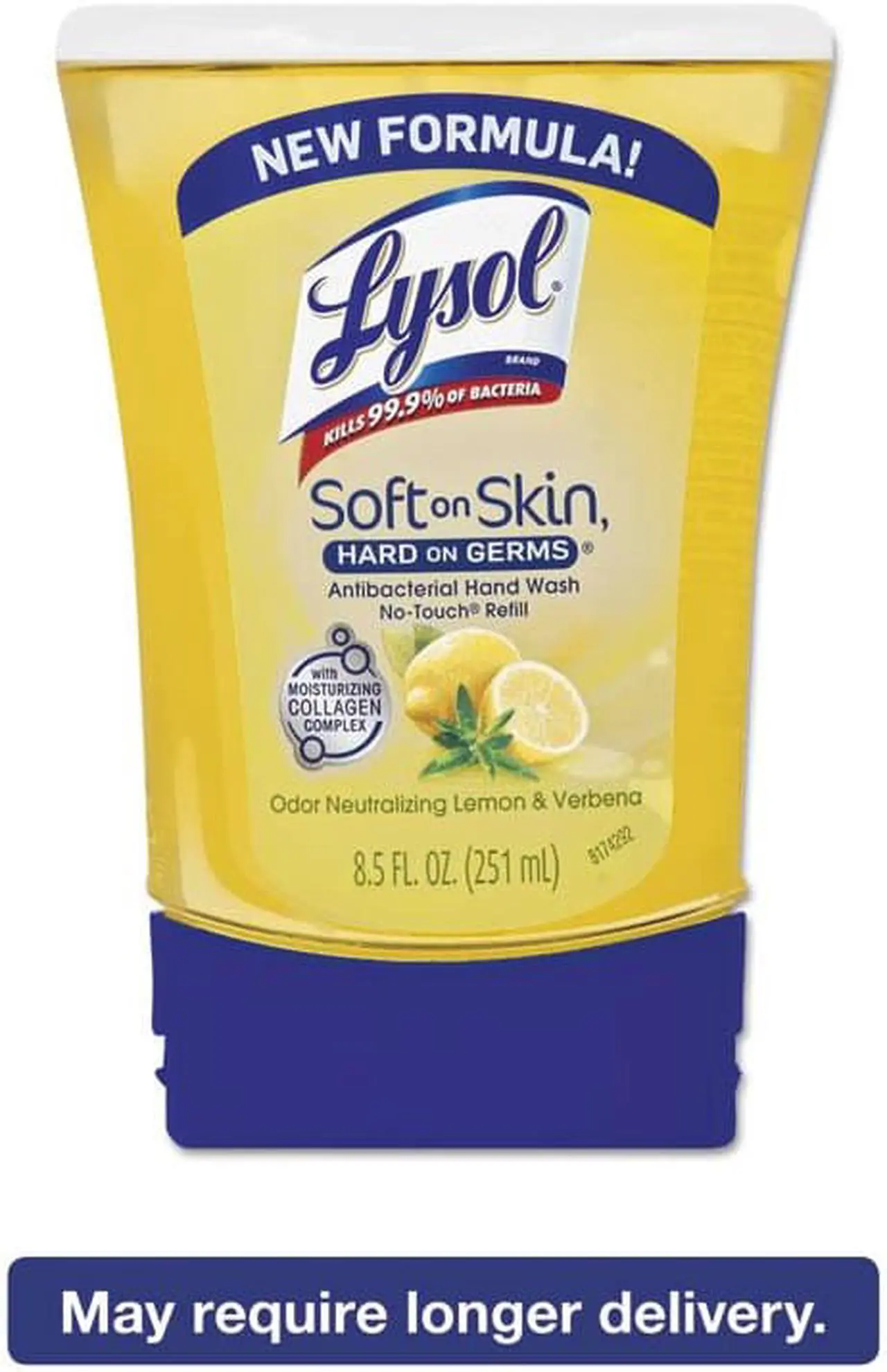 Alt view image 3 of 8 - LYSOL No-Touch Hand Soap Refill 8.5oz Lemon & Verbena Scent 00379