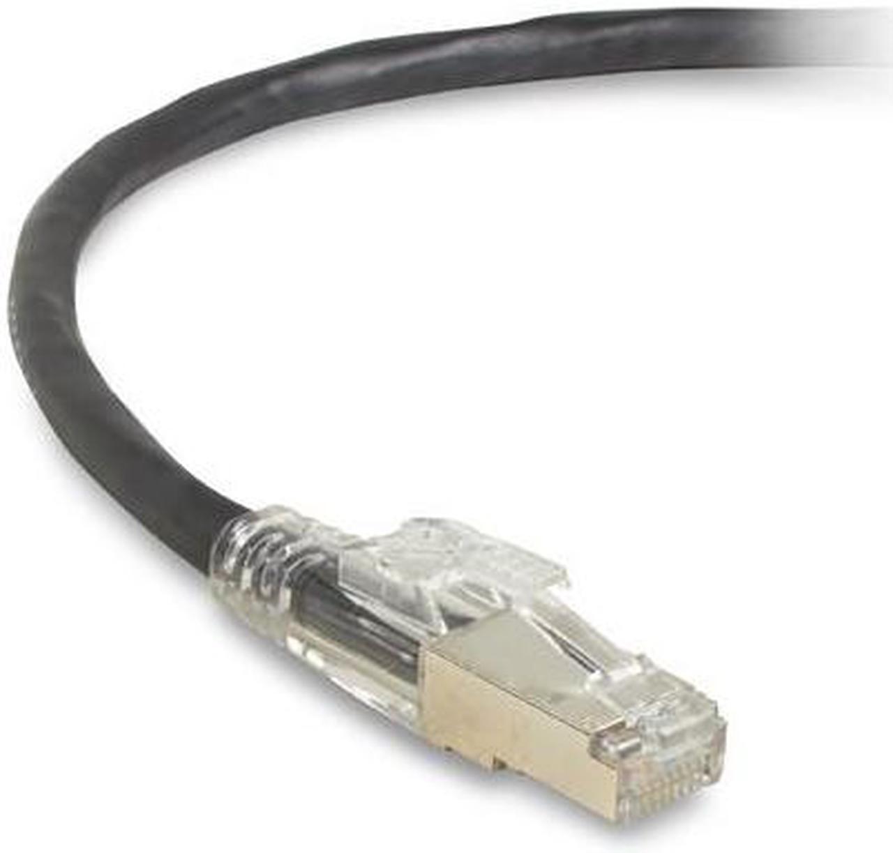 Main image of GigaBase 3 CAT5e 100-MHz Shielded, Stranded, Lockable PVC Cable (F/UTP), Black, 15-ft. (4.5-m)