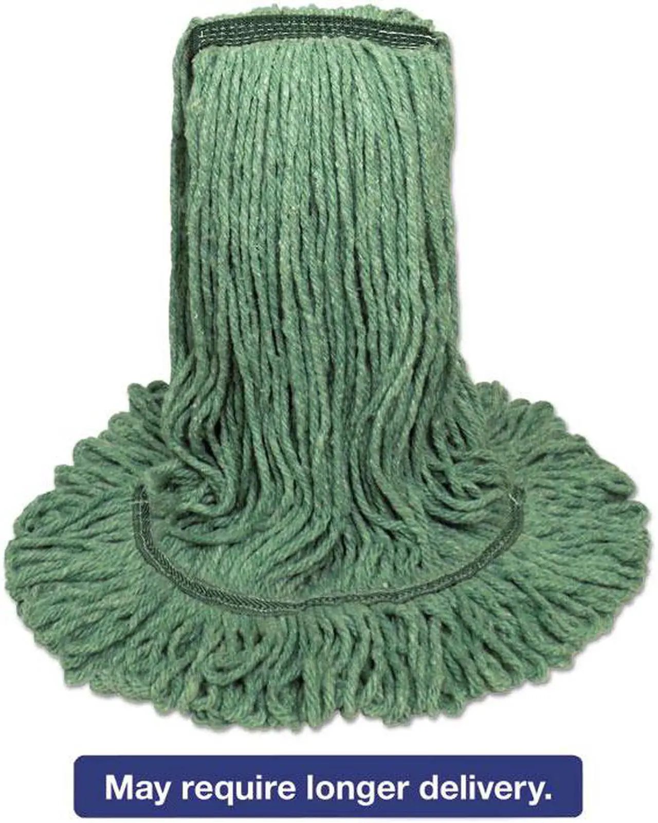 Alt view image 2 of 11 - Boardwalk Mop Head Premium Standard Head Cotton/Rayon Fiber Medium Green 502GNNB