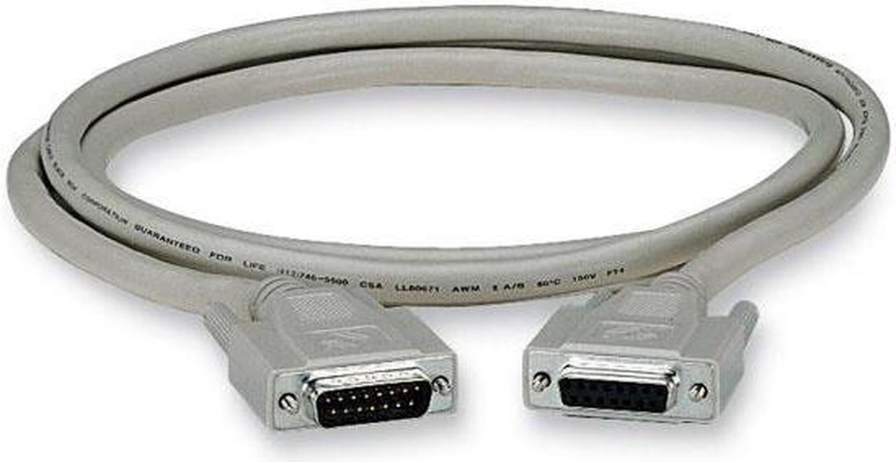 Main image of DB15-MOLDED SHIELDED DATA M/F THMB 5FT