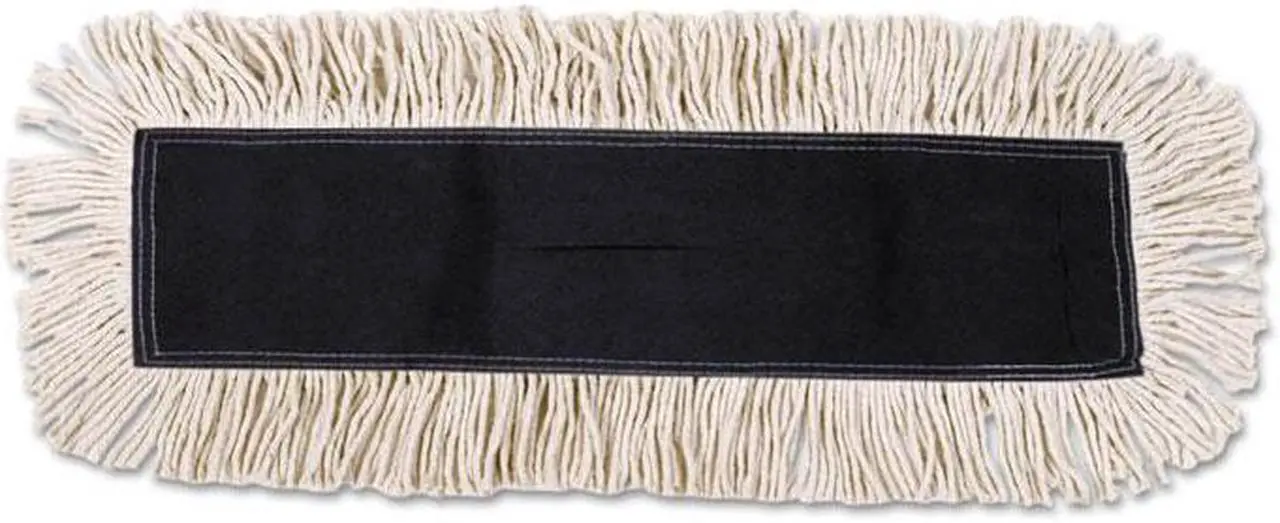 Main image of Boardwalk BWK1624 Disposable Dust Mop Head, Cotton/Synthetic, 24W X 5D, White