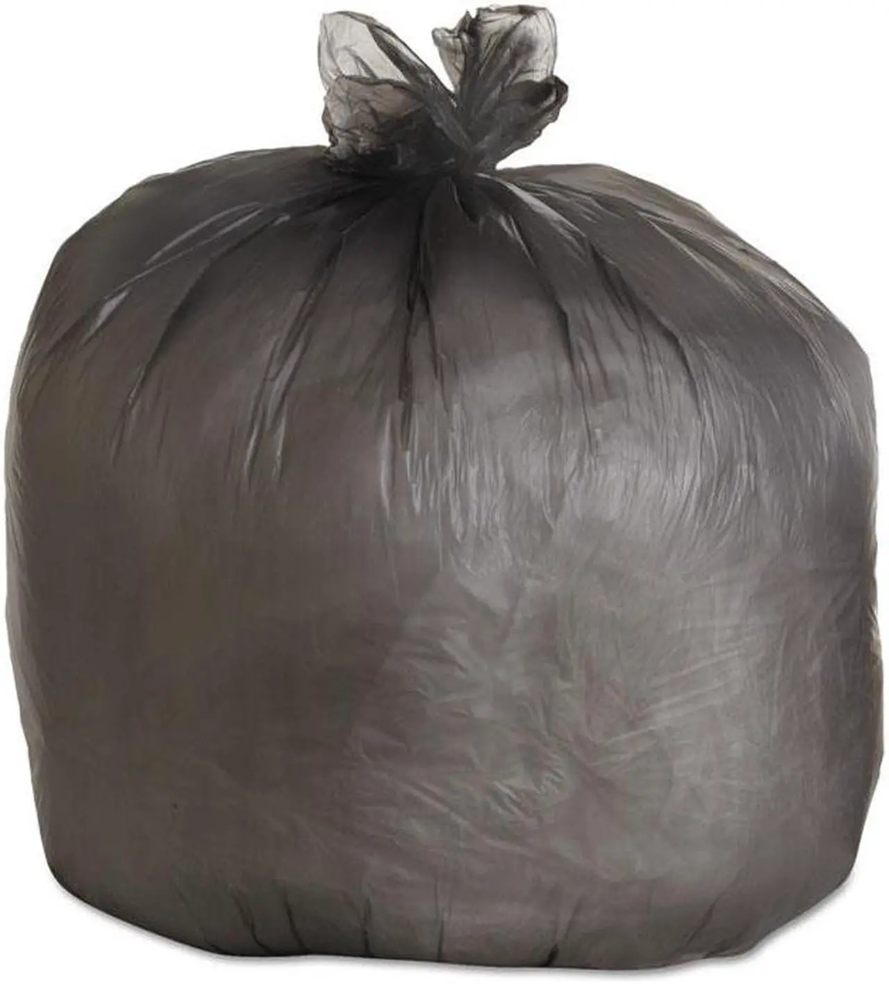 Alt view image 3 of 5 - Boardwalk 404622BLK High-Density Can Liners, 40 x 46, 45-Gal, 19 Micron Equivalent, Black, 25/Roll, 1 Roll