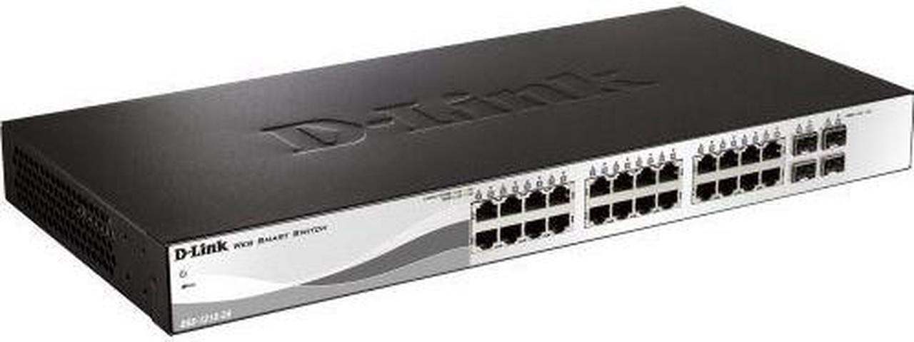 Alt view image 2 of 12 - D-Link WebSmart DGS-1210-28 Ethernet Switch