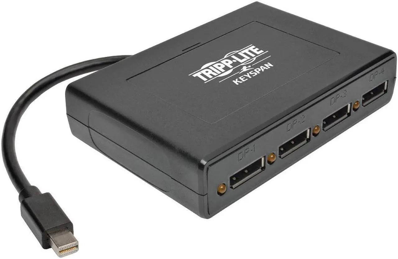Alt view image 4 of 8 - Tripp Lite 4-Port Mini Displayport To Displayport Multi Stream Transport Hub