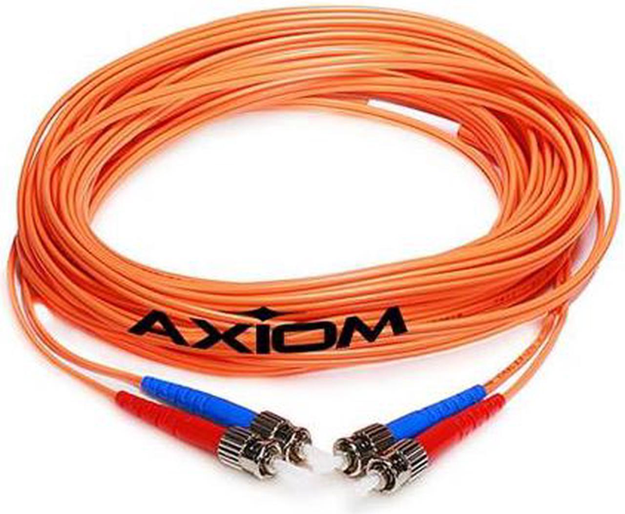 Axion LCSCMD6O-30M-AX Axiom Fiber Optic Duplex Network Cable - Fiber Optic for Network Device - 98.43 ft - 1 Pack - 2 x LC Male Network - 2 x SC Male Network