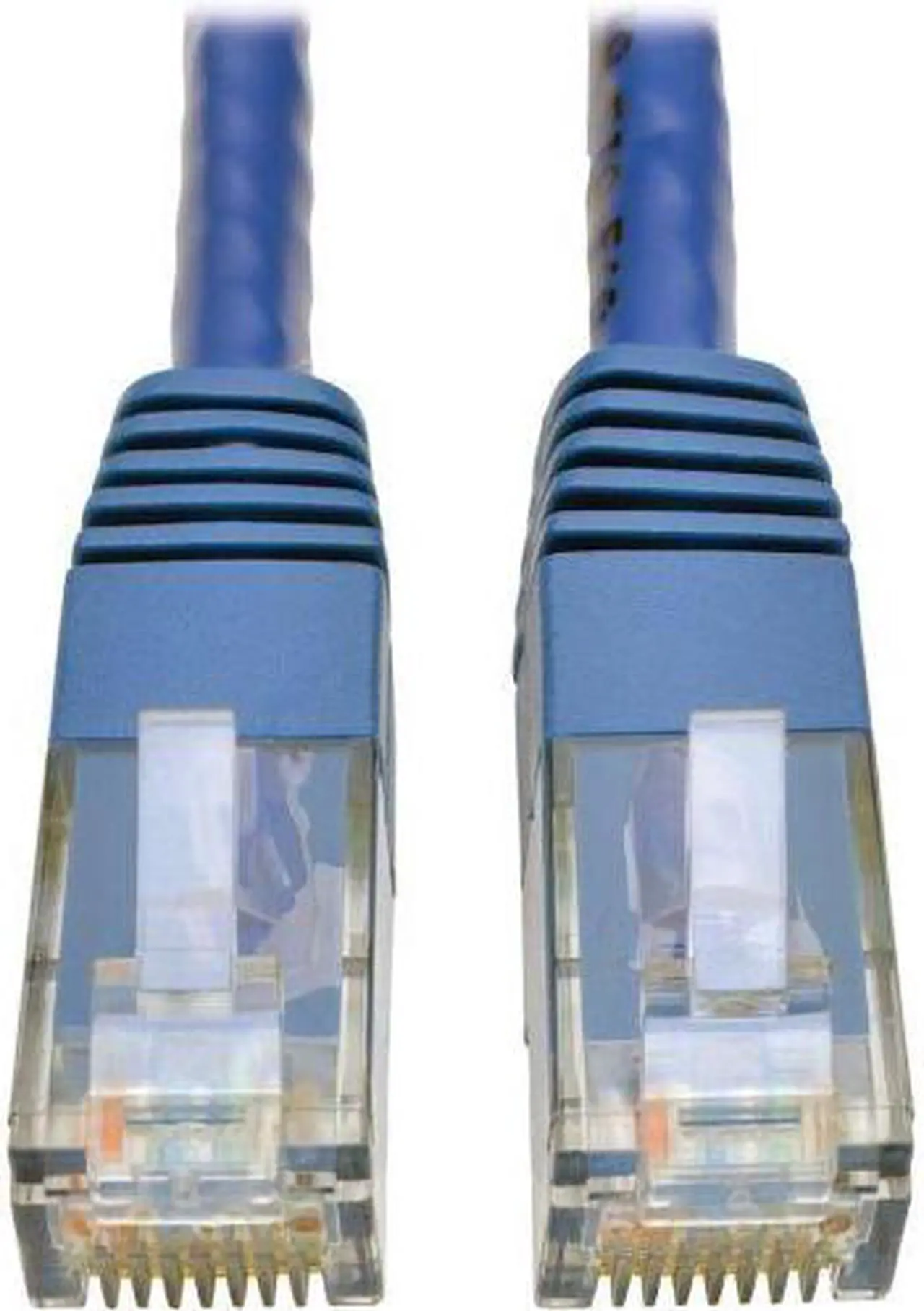 Alt view image 2 of 12 - TRIPP LITE N200-005-BL 5 ft. Cat 6 Blue Cat6 Gigabit Molded Patch Cable RJ45 M/M 550MHz 24 AWG Blue 5'