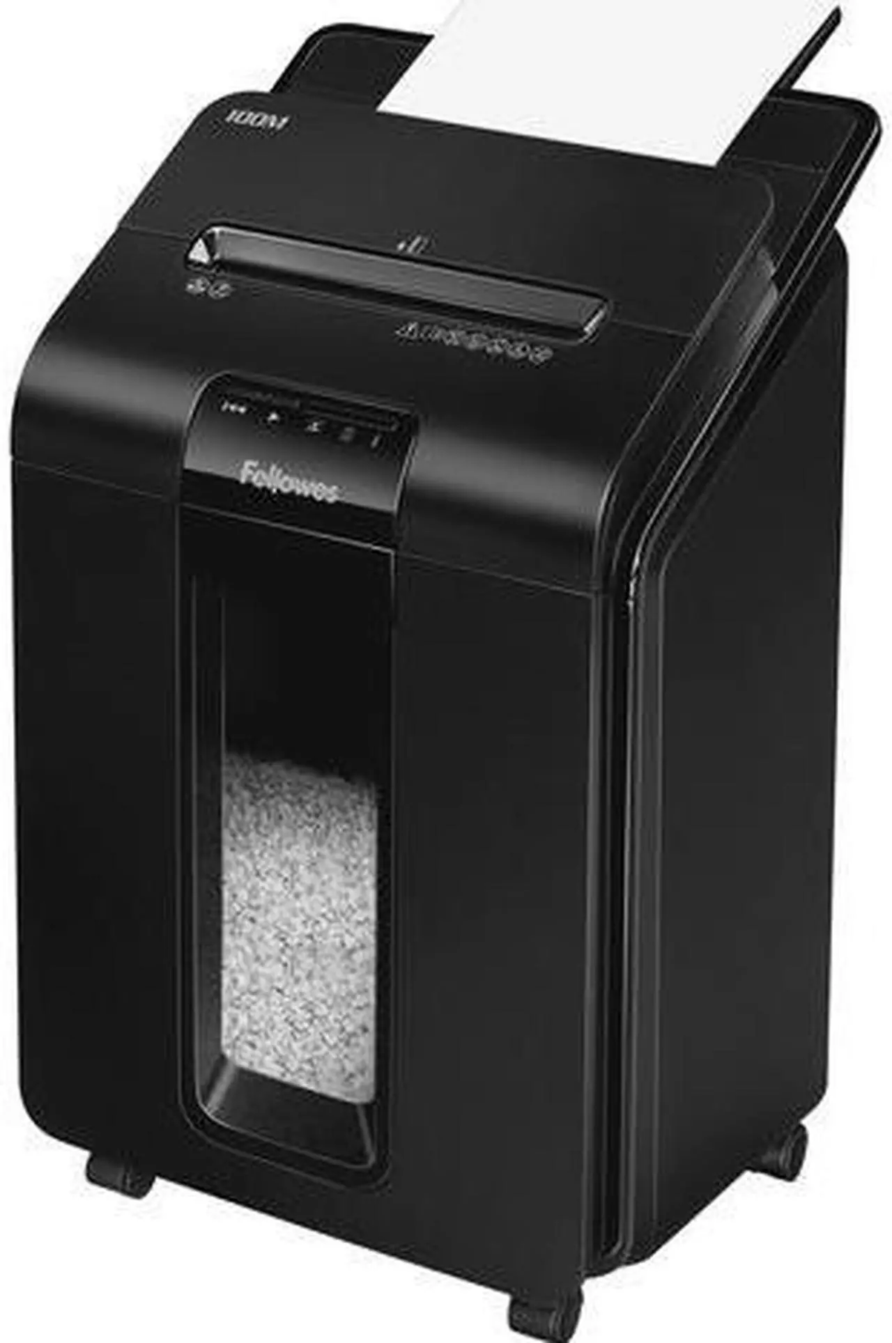 Alt view image 3 of 20 - Fellowes Auto Feed Micro-Cut Shredder, 100 Auto/10 Manual Sheet Capacity 4629001