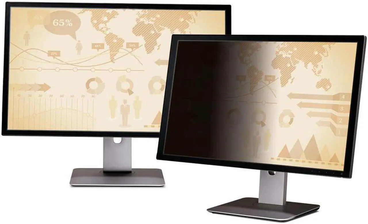 Alt view image 3 of 20 - 3M Frameless Notebook/Monitor Privacy Filters for 34 Widescreen Monitor 21:9