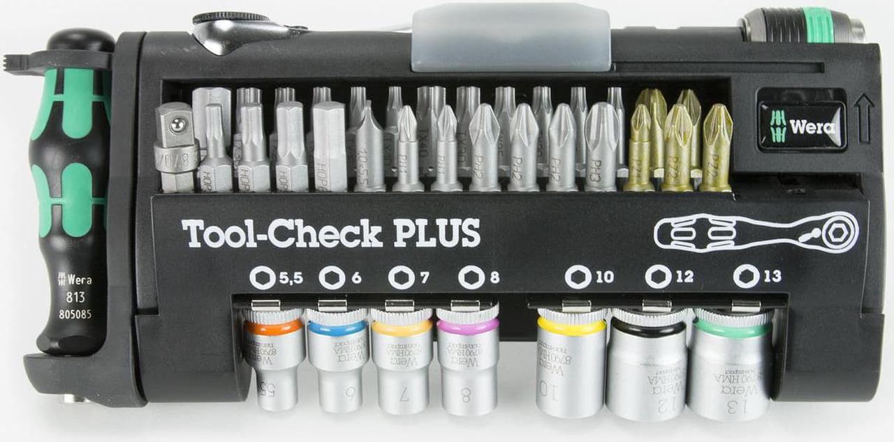 Alt view image 2 of 3 - Wera 056490 Tool-Check Plus Bit Ratchet Set with Sockets - Metric