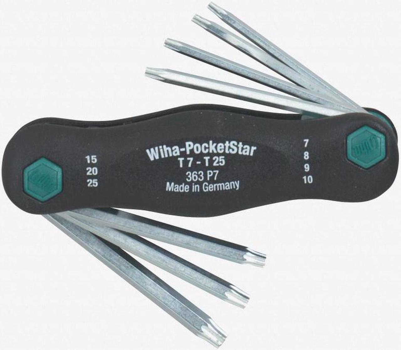Alt view image 3 of 10 - WIHA TOOLS 36396 7 Piece Torx? Flag Handle Torx? Key Set, 36396
