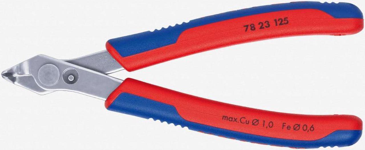 Alt view image 2 of 5 - KNIPEX 78 23 125 Electronic Pliers,SS,Angled