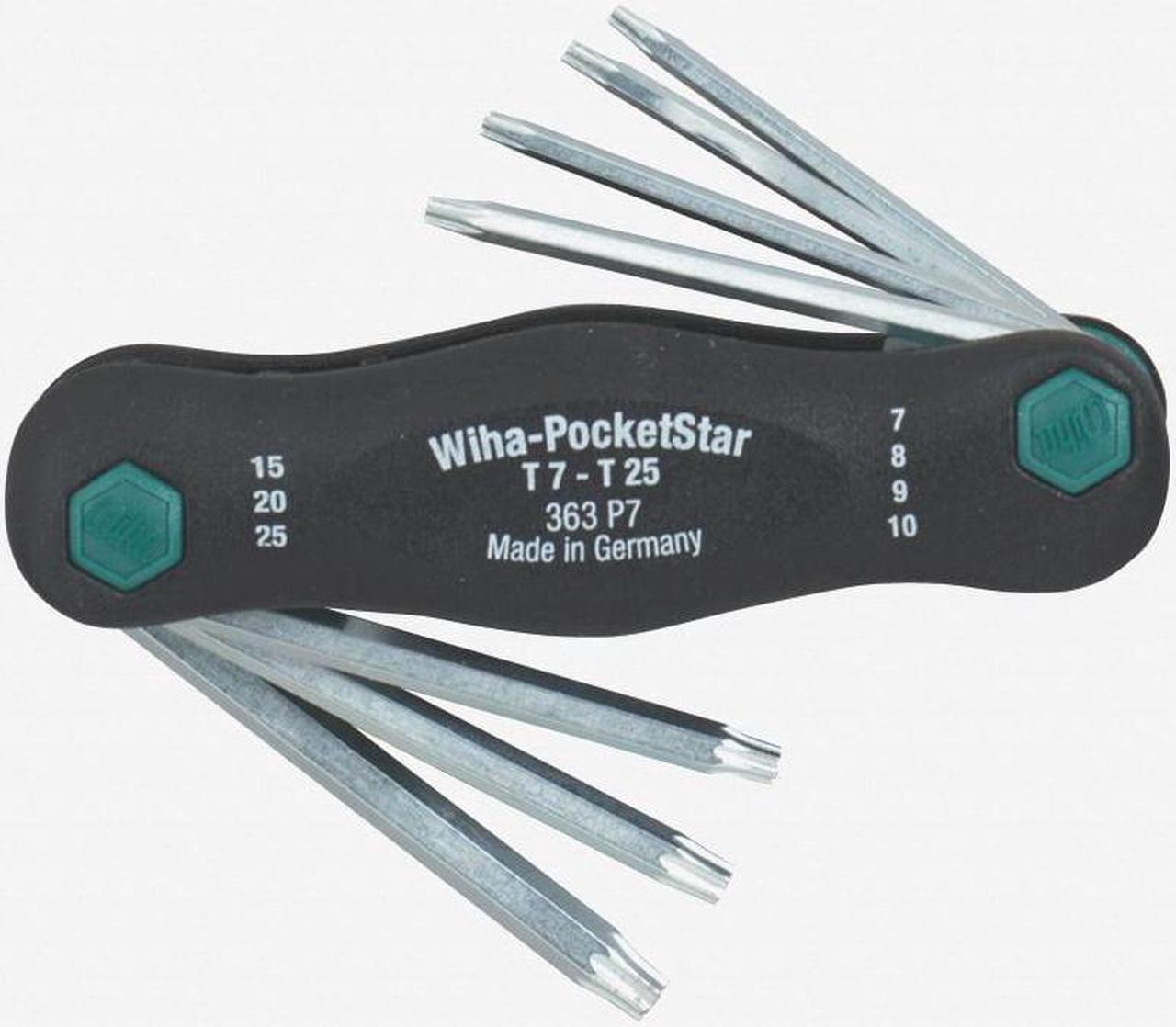Alt view image 5 of 10 - WIHA TOOLS 36396 7 Piece Torx? Flag Handle Torx? Key Set, 36396